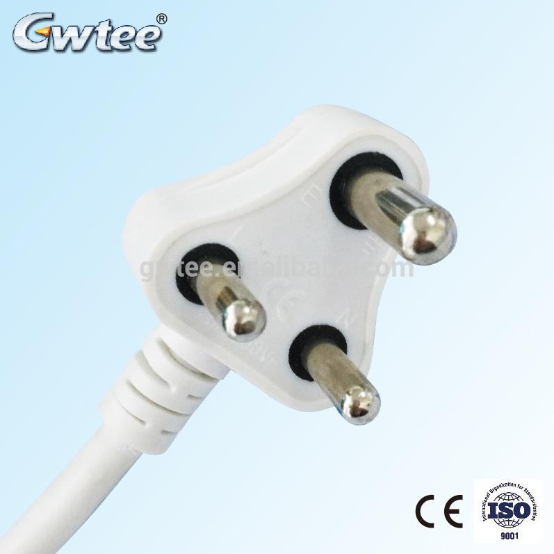 small south Africa India Plug /Extension Cord