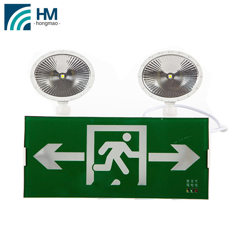 Wholesale 220v-240v 2 Head Emergency Exit Size Light Led Twin Spot Lamp