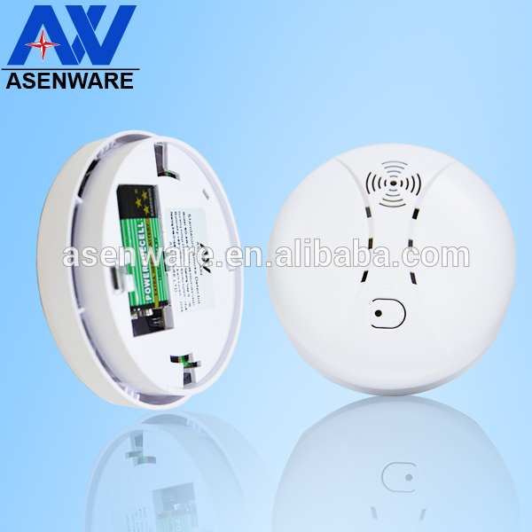 Optical residential smoke detectors with back up battery