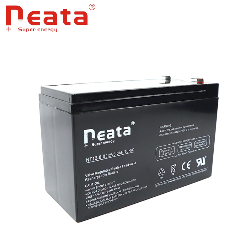 Long life rechargeable 12V8ah sealed lead acid  battery in solar storage battery