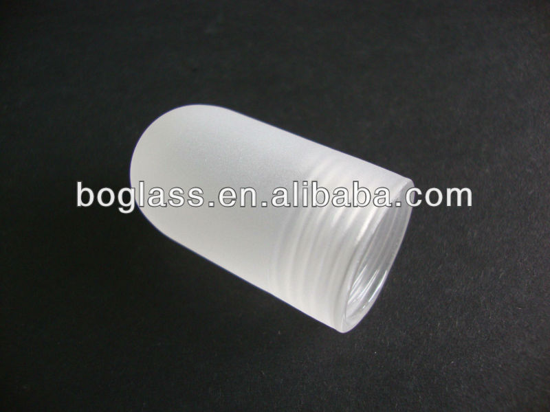 frosted pyrex glass tube with G9 screw with size OD25x H48mm