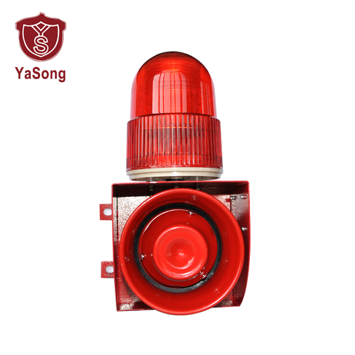 YS-01 durable Sound andLight Alarm Wireless Warning Beacon Light with siren