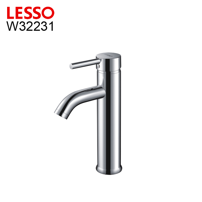 W32231 LESSO classic and long service time single handle single hole chrome faucet