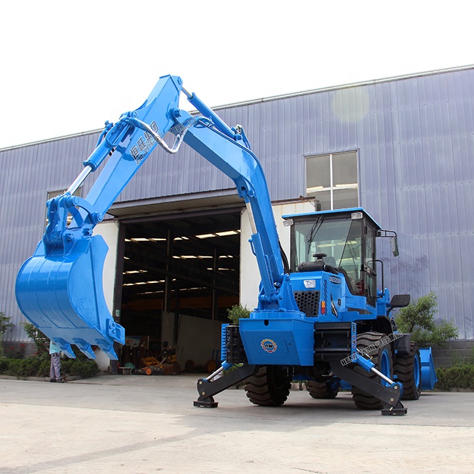 Mini tractors with front end loader backhoe bucket wheel loader