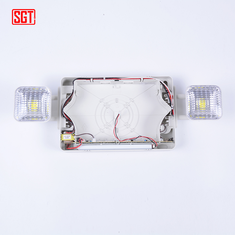 ABS housing wall mounted  double sided led combo exit sign led emergency light exit