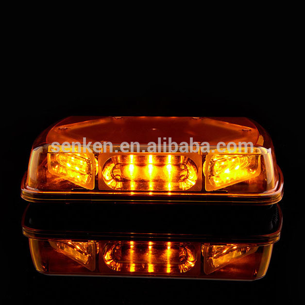 Senken amber red blue white emergency vehicle lights mini led lightbar