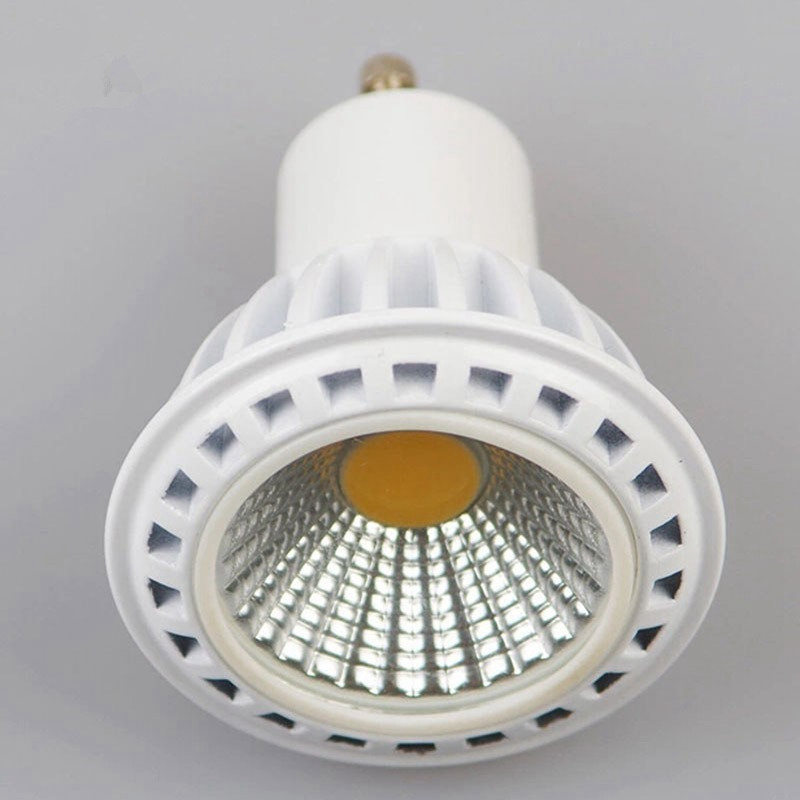 Dimmable 5W LED COB Spot Light Bulb MR16 12V Gu10 Gu5.3 E27 110V 220V Dimmable LED Gu10 bulb 5W COB LED Spot Downlight Bulb