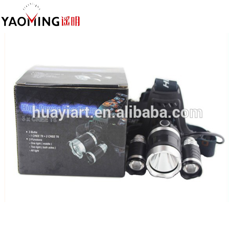 High Power Led Headlamp XM -L T6 Waterproof Headlight 4 Modes Rechargeable Outdoor Lighting by 2*18650 Battery Head Lamp