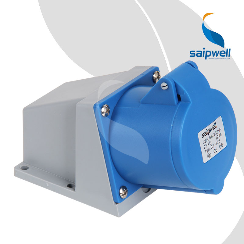 Saipwell / Saip industrial plug/16A plug/32A plug/3P+E plug/380~415V water proof british electrical plugs and sockets