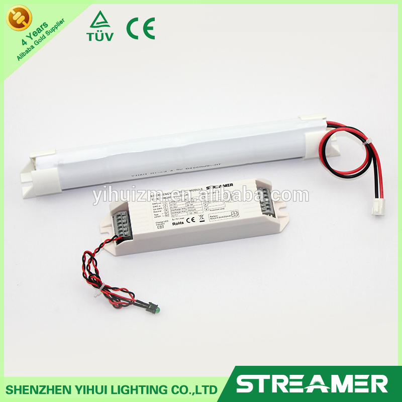 TUV CE certificate STREAMER YHL0350-N100G2C/3 led emergency inverter with 7.2V battery pack