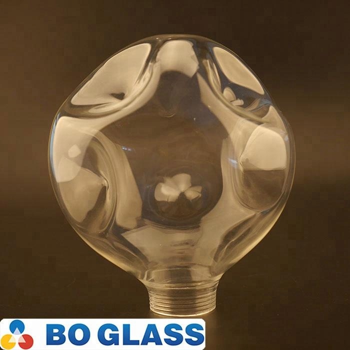 Hot Sale Blown Clear Ball Decorative Glass Lamp Shade