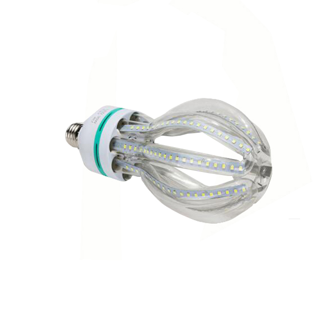 Energy saving E27 B22 lamp base cold white led indoor 24w 30w 36w 40w 50w 60w lotus shape bulb