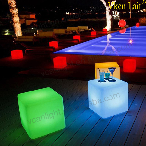 Led Cube Lighting Side Table 20cm 30cm 40cm 50cm