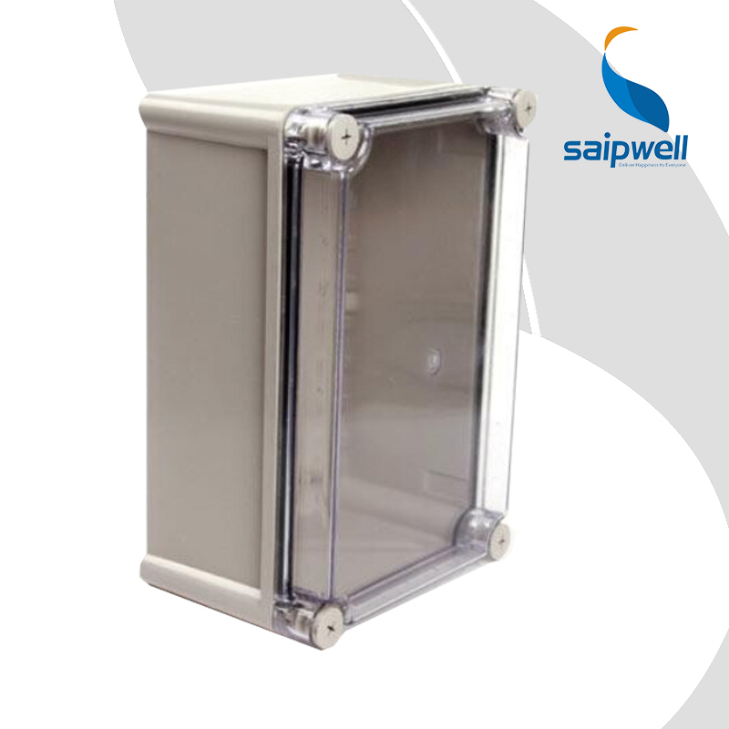 SAIP/SAIPWELL Potting Box 100*100*75mm Customized Transparent cover Industrial Plastic Box