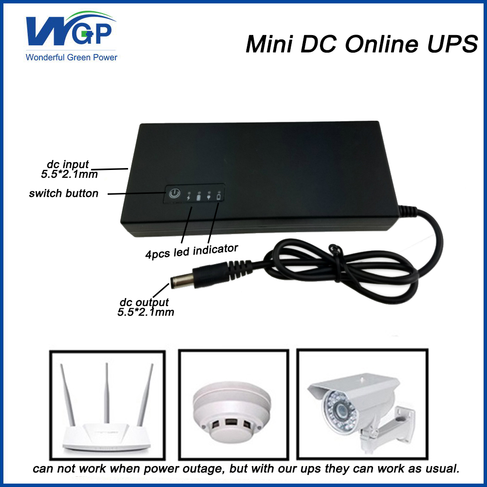 2018 hot model 12V 3A wifi modem dc ups home lithium power backup mini wifi router ups for Live box and ONT