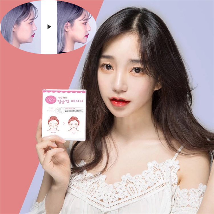 Hot sale 40 Pcs/box Invisible Thin Face Stickers Facial Line Wrinkle Sagging Skin V-Shape Face Lift Tape Scotch