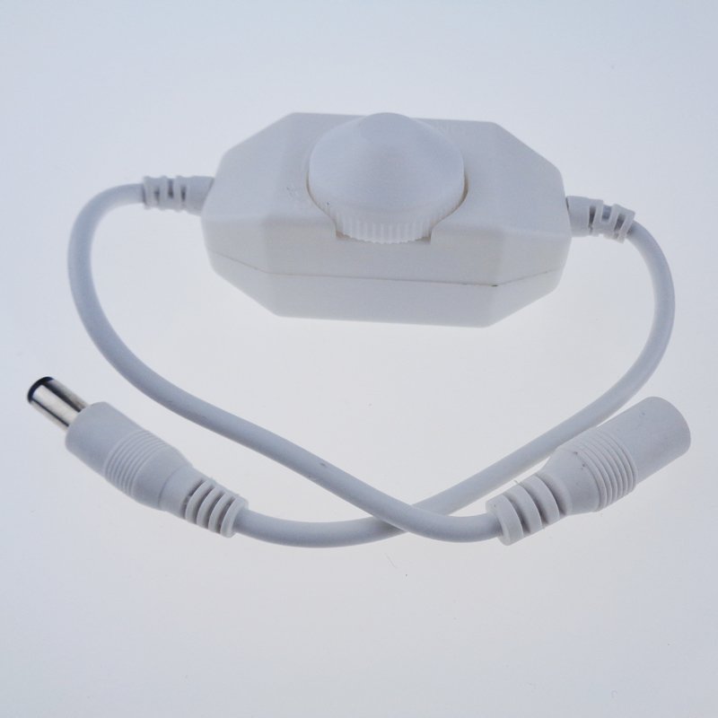 factory price led Single Channel Inline 12V 2A PWM mini led dimmer controller for single colour LED Light Strip Lamp