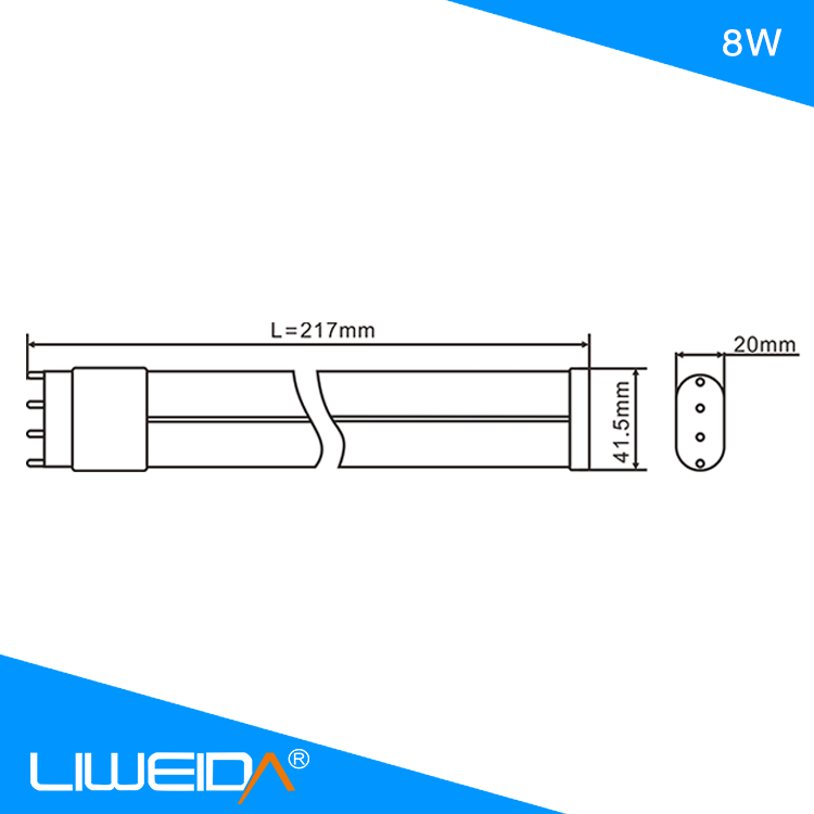 2019 new trending product new Design CE Approved 8w/12w/18w/25w  Led Tube Light PLC Light