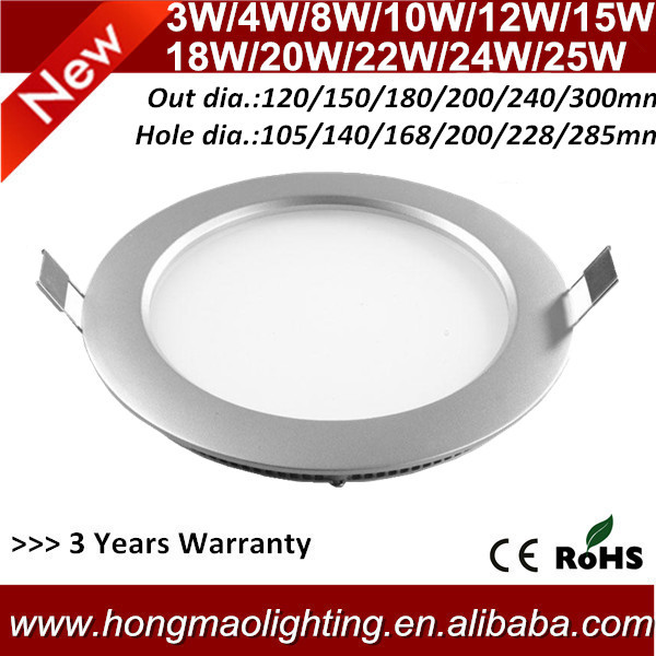 9 inch 2835 18 Watt led round panel 240mm