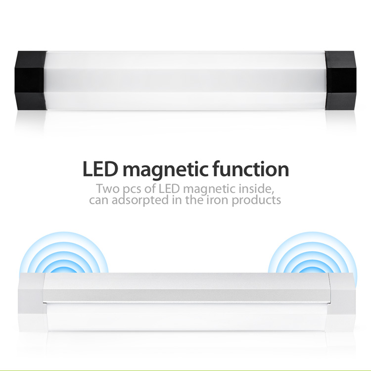 2W White Flashing Octagon Stable Design Patent Product Magnetic Rechargeable LED Work Light for Car Emergency