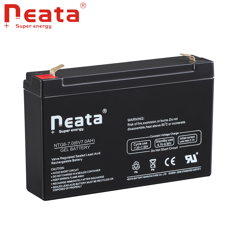 6V 7ah deep cycle sealed lead acid led battery backup solar battery