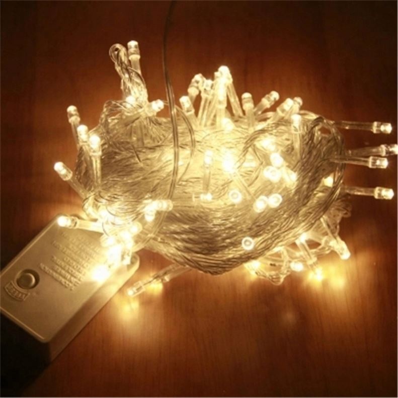 10M 100 LED Fairy Christmas String Light Garland decoration Green leaf light