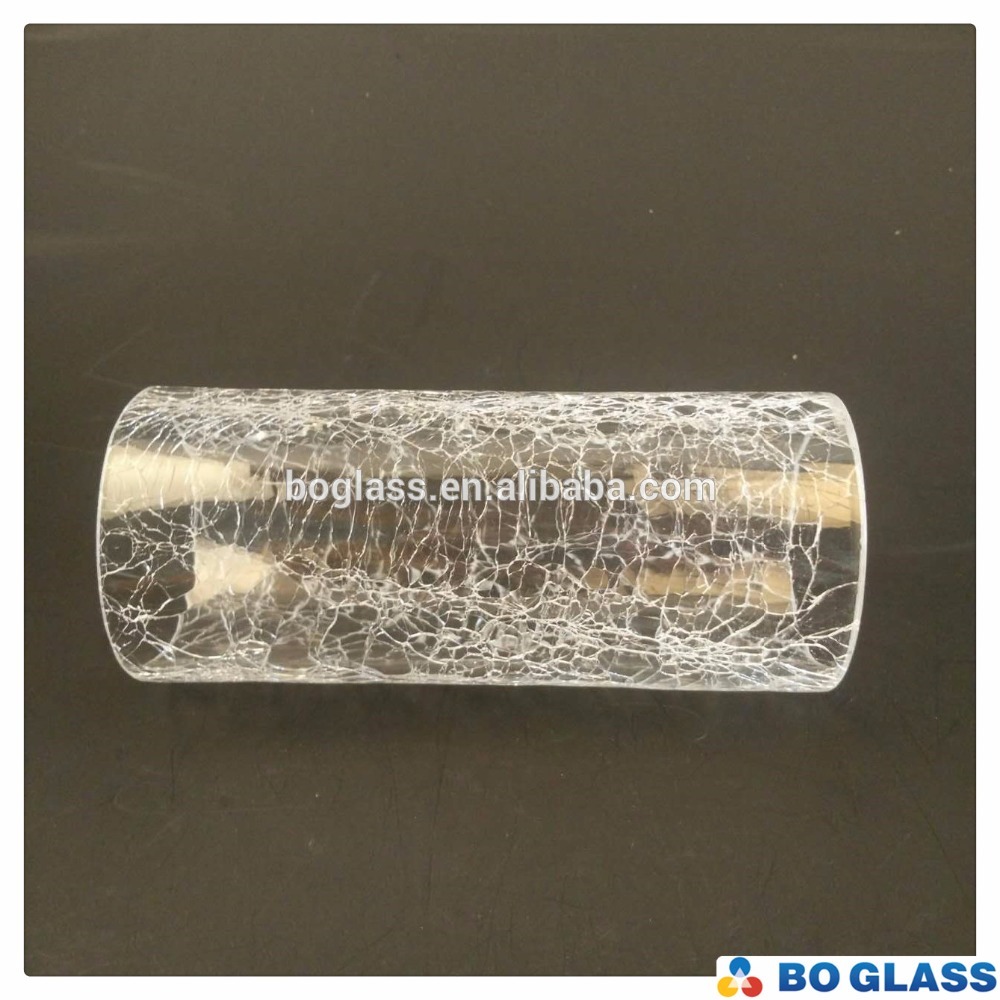 High clear crack glass tube from factory