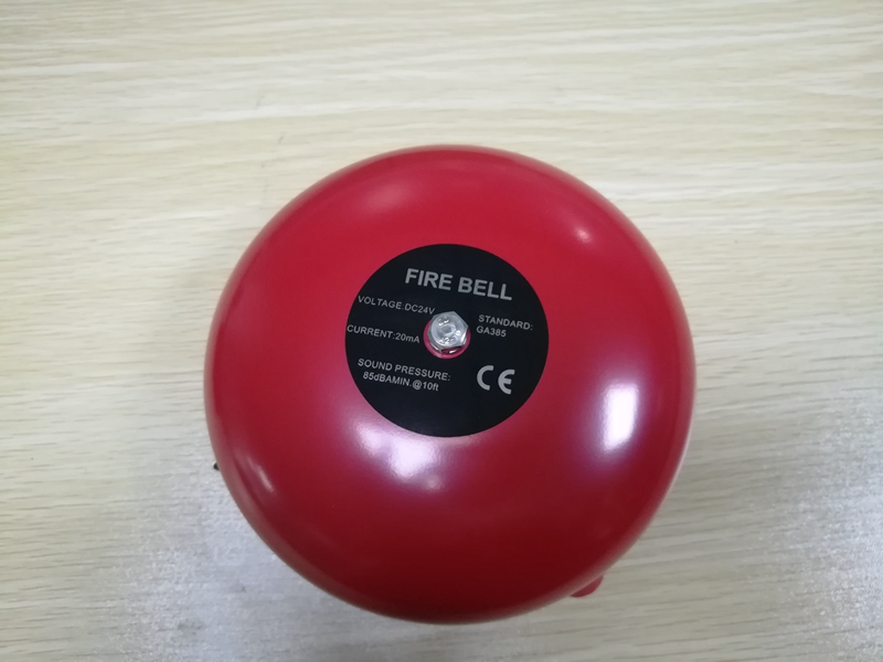 Best 6 inch conventional 2 wire DC 24 Volt Fire Alarm Electric Bell for fire fighting alam systems