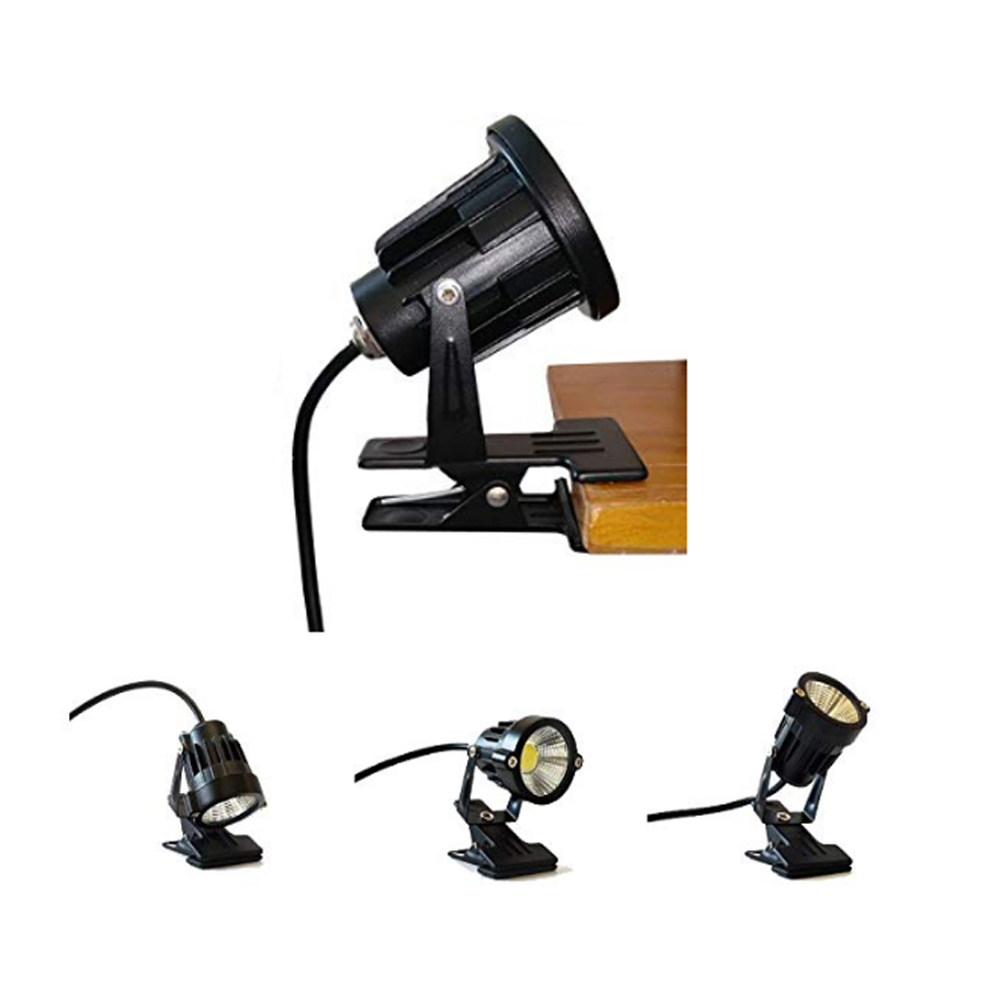 7W COB Led Clip Spot Light 110 volt 120 volt IP65 120 degree 3500K 4000K 6000K spot light for outdoor