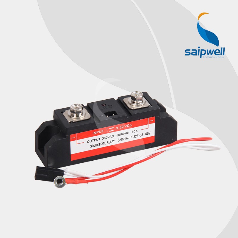 SAIPWELL/SAIP 60A Single Phase Industrial-grade Enhanced Electrical Solid-State Relay