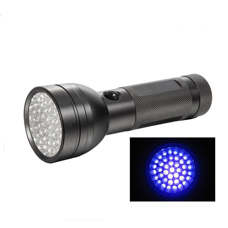 Factory custom uv 365nm black light  led torch 51 uv flashlight