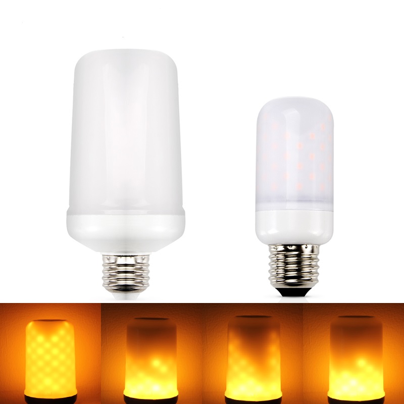 7W Creative Atmosphere Decorative Flickering Emulation Vintage E27 E26 2835 LED Flame Effect Fire Light Bulbs