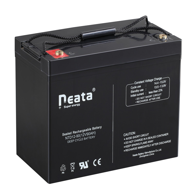 Neata long life smf vrla batteries agm storage battery ups 12V 90AH batteries