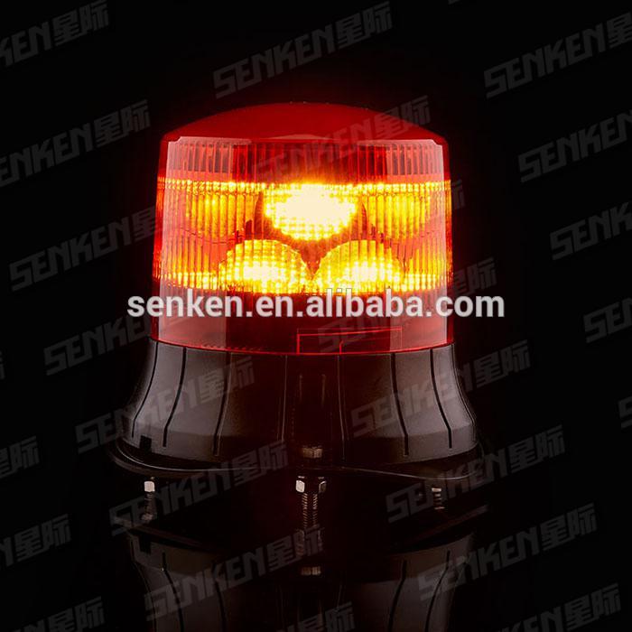 Senken hot sale high quality white two layer 12V LED rotating flashing beacon