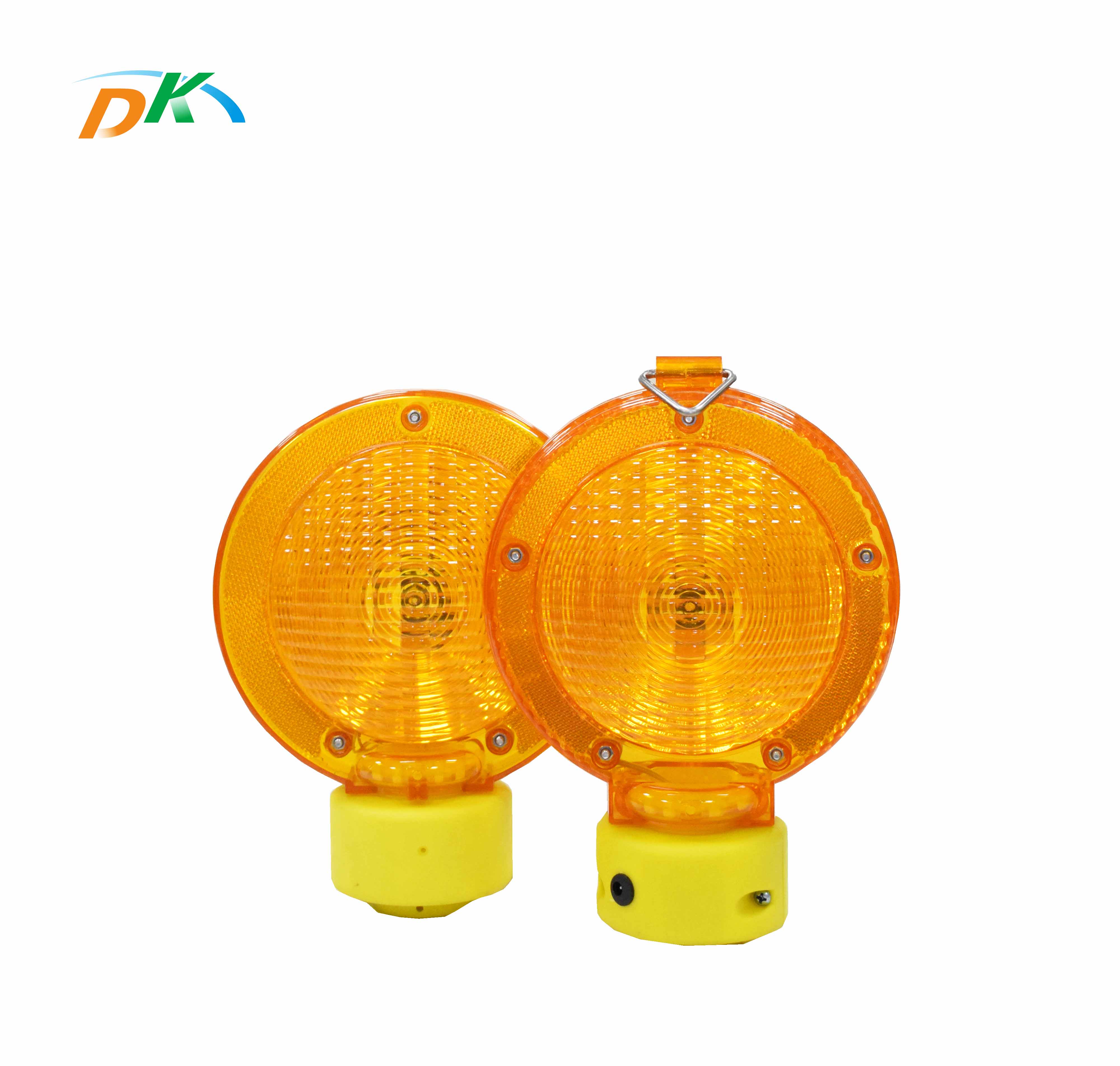 DK LED portable traffic road safety barricade flashing warning light LED battery lamp