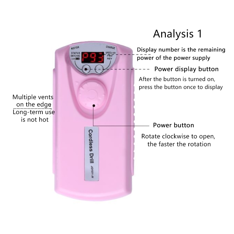 Manicure high quality portable  electric portable rechargeable nail drill machine