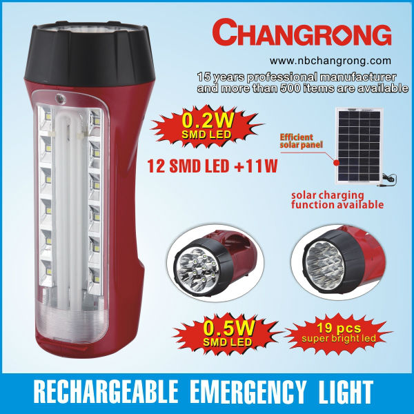 rechargeable portable led emergency solar lamp