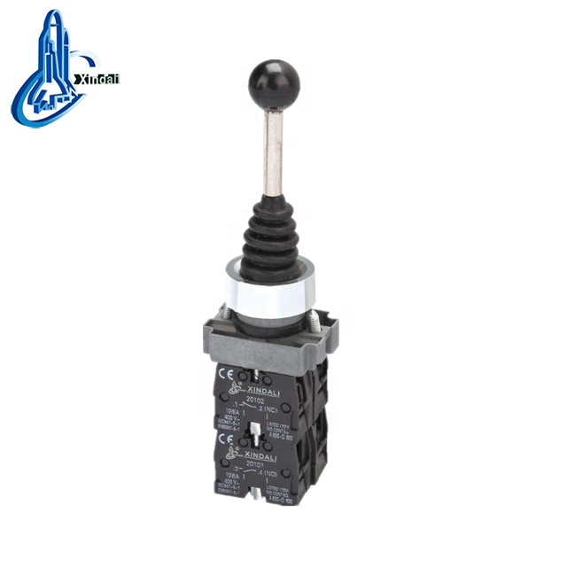 4 way industrial stay put/spring return cross joystick switch/control switch LAY5-BMR214