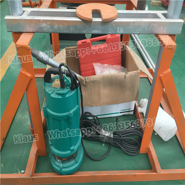 Home Use 7.5HP Gasoline Engine Small Mini Mobile Water Well Drilling Machine