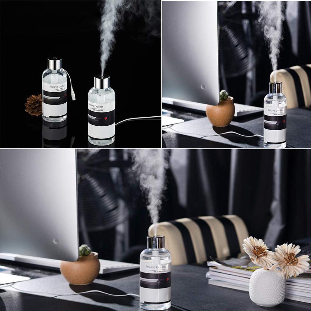 Bottle Shape Portable Mini Home Office  USB Humidifier Atomizer Air Purifier Diffuser 300ml