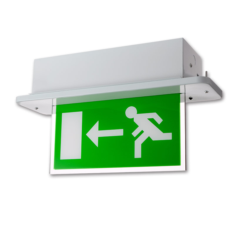 4W Hanging double sided  automatically emergency led exit lights for Europe market