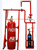 Asenware fm200 fire fighting equipments with N2 driving pipe network type