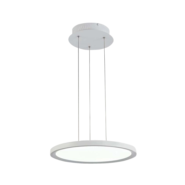 Decorative hanging aluminum chandelier suspension round led modern pendant light for living room(PS-DL-R02-36W)
