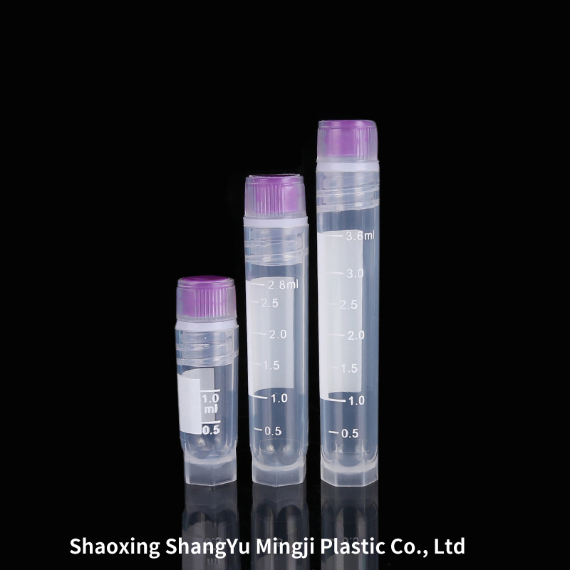 High quality plastic cryotubes 1ml cryo tube with screw cap plastic cryo vial