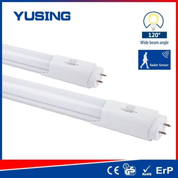 Factory Directly Sale LED Tube T8 120cm Radar LED Motion Sensor Tube Light