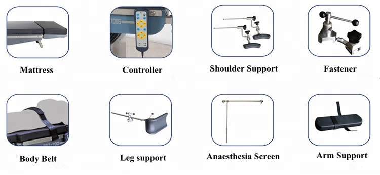 Electric operation table in hospital multi function surgery operating table