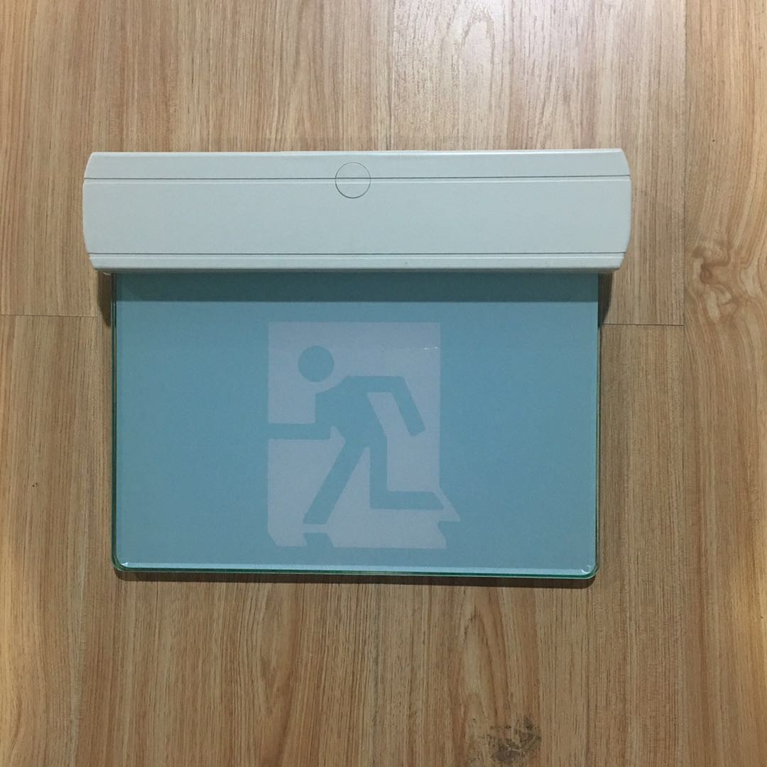 High quality emergency battery backup exit sign led emergency light exit