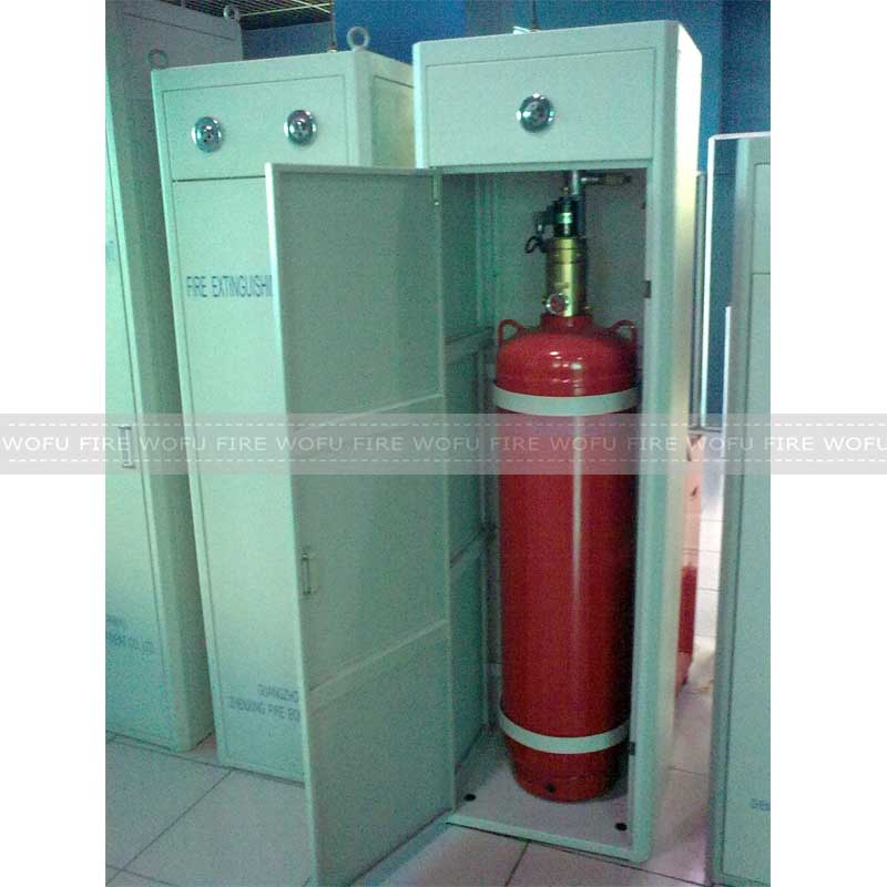 Fire Alarm and Detection 40LTr FM200 cylinder HFC-227ea Fire Suppression System (Cabinet type )