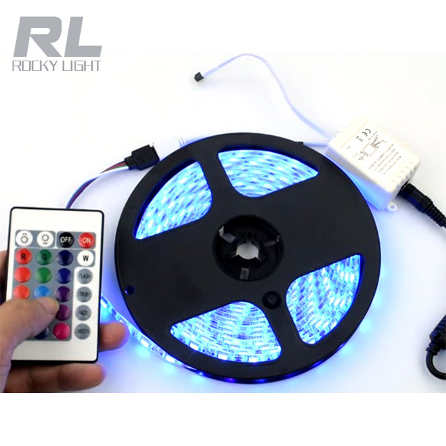 5m/roll RGB flexible led strip light DC12V SMD2835/5050 IP20 IP44 low-voltage leds strip light 6000K