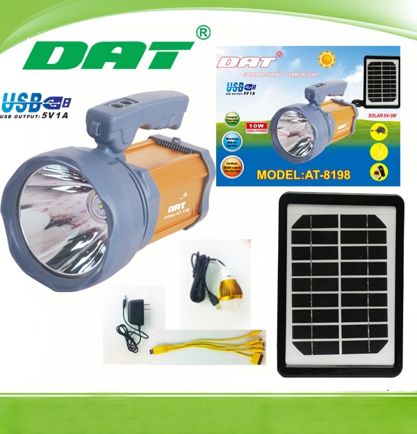 new AT-8198 high power searching light ,solar lighting system